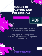 Angle of Elevation and Depression