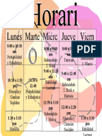 Horario Escolar 4