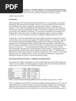 Download International Medical Graduates - A Possible Solution to the Expected Physician Shortage by Sajeet Sohi SN51768704 doc pdf