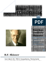 B.F. Skinner: Operant Conditioning