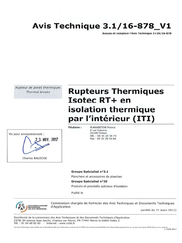 Isotec Rt+at3.1.16-878 - V1 | PDF