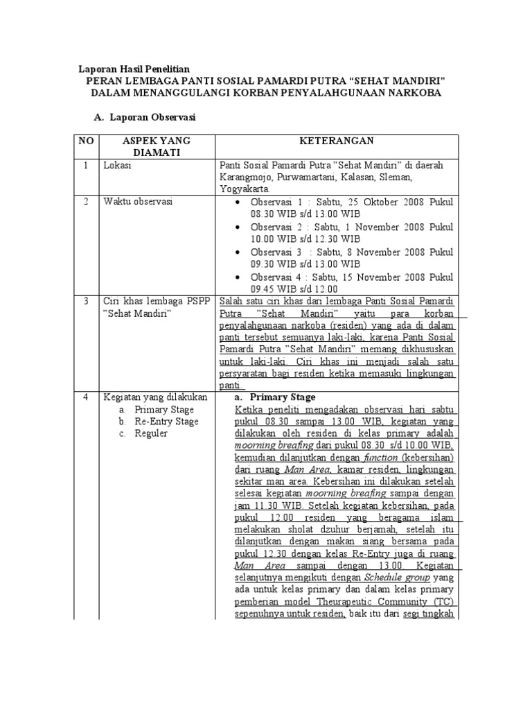 Laporan Hasil Penelitian | PDF