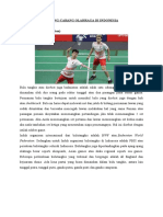 10 Cabang Cabang Olahraga Di Indonesia