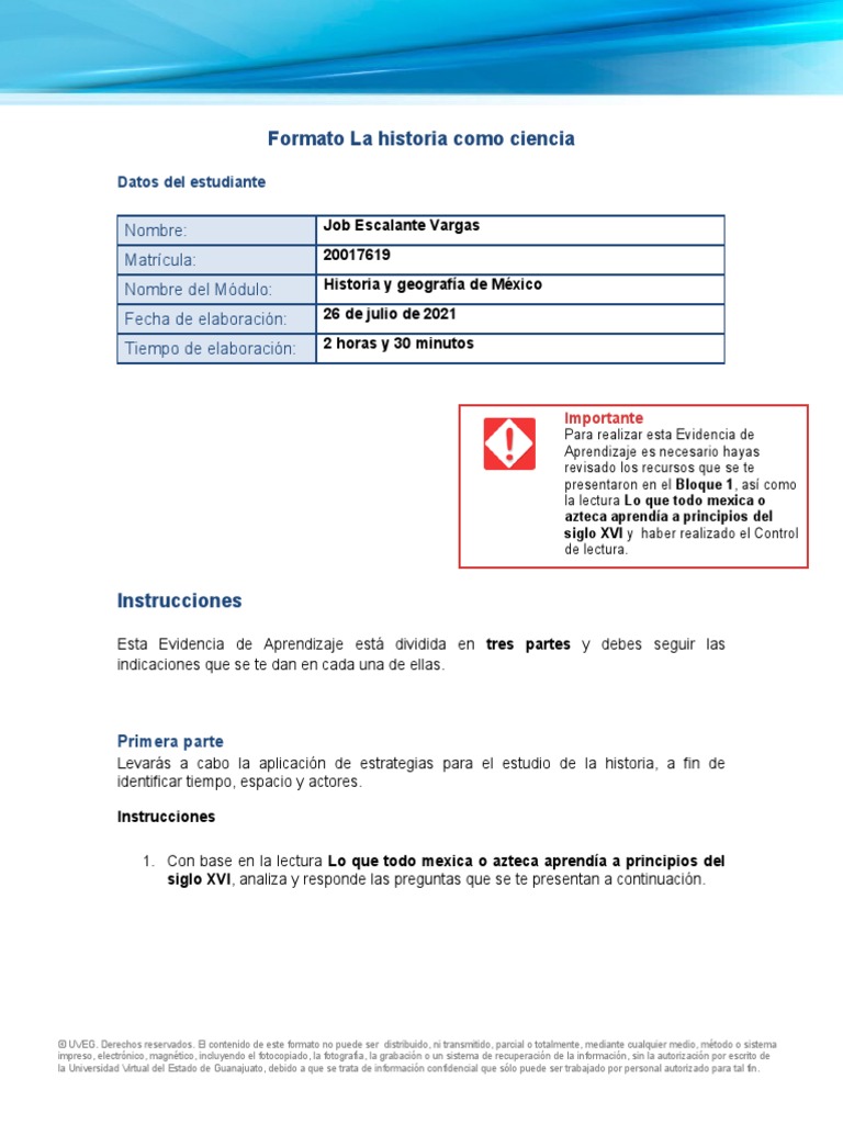 Escalante Job Historia PDF Información Science