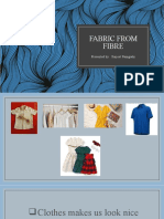 Fabric From Fibre: Presented By: Surjeet Panigrahi
