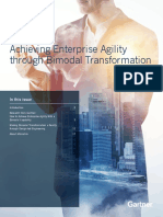 Achieving Enterprise Agility Through Bimodal Transformation: Issue 1