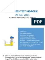 PROGRESS TEST HIDROLIK 28 JUNI 2021