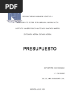 PRESUPUESTO