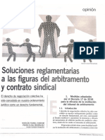 arbitramento  y contrato sindical