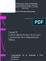 Unidad VI Contestación de La Demanda y Fase Probatoria