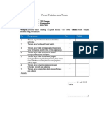 Format Penilaian Antar Teman 2 Jawaban