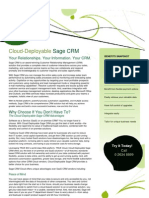 Cloud-Deployable Sage CRM