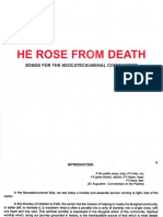 He Rose From Death 2014 (Cantor Songs)