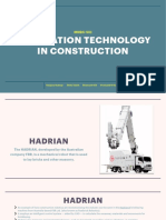 Automation in Construction: HADRIAN, Robotic Welding, Telescopic Belt