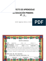 Proyecto de Aprendizaje para 3 Grado