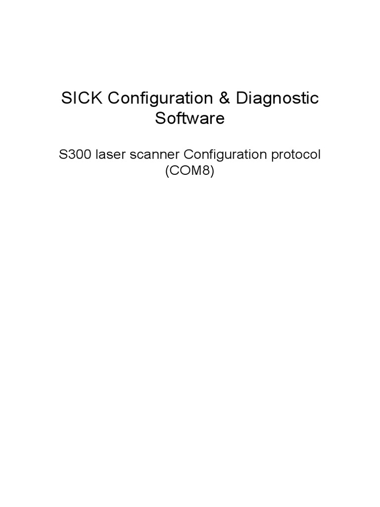 SICK S300 Configuration Manual 3.7.2 | PDF | Image Scanner | Input/Output