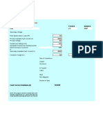 Est. Available Fault Current Calculator: Project Name