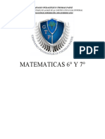 Portada de Modulos Matematicas y Geometria 6 y 7