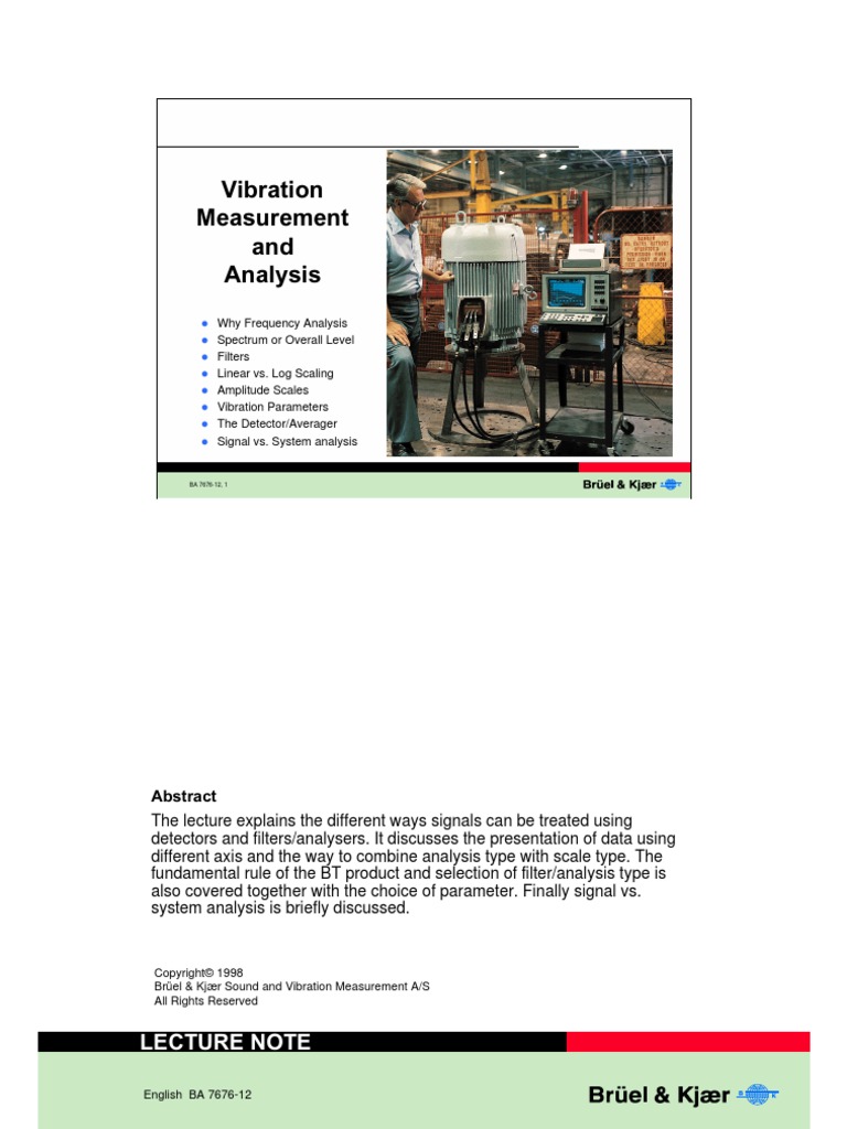 Vibration Measuerments | PDF