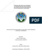 Informe Final de Servicios, Jorge López Listo para Quemar