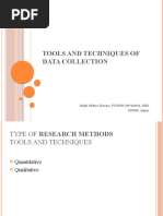Download Tools and Techniques of Data Collection_First year presentation by DrAridita Datta SN51771148 doc pdf
