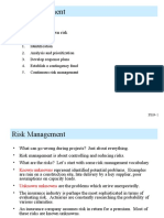 Unknown and Known Risk - Risk Management