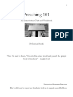 Preaching 101: An Introductory Text and Workbook