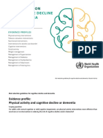 Dementia Guidelines Evidence Profiles