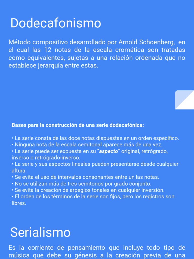 Introducción al Dodecafonismo | PDF | Elementos de la música | Las ...