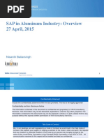 SAP in Aluminum Industry Overview 27 Apr