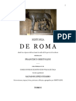 Historia de Roma. Tomo 1, Francisco Bertolini