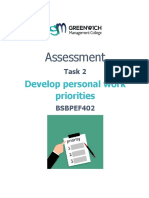 BSBPEF402 - Assessment Task 2