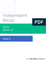Independent Recap: Ratio Week 10