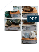 fotos de informe de mineralogia