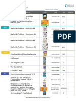 Year 4 Book list-UPDATED