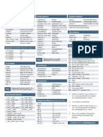 Python Cheat Sheet v1