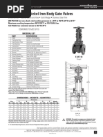 Class 125 3% Nickel Iron Body Gate Valves