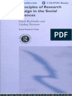 Principles of Research Design in The Social Sciences