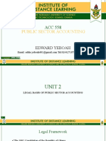 Unit 2 Legal Basis of Public Sector Accounting Acc 558 2020 Lectures