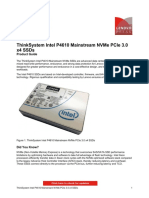 ThinkSystem Intel P4610 Mainstream NVMe PCIe 3.0 x4 SSDs Product Guide