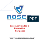 Curso Atividades e Operações Perigosas