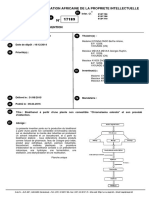 Organisation Africaine de La Propriete Intellectuelle: Fascicule de Brevet D'Invention