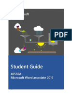 40566a Microsoft Word Associate 2019 Ebook
