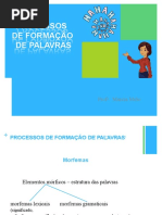 Formação das palavras