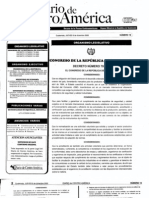 Ley de Sistema Nacional de La Calidad Decreto 78 - 2005