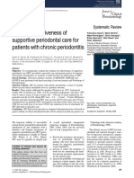The Cost-Effectiveness of Supportive Periodontal Care For Patients With Chronic Periodontitis