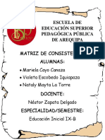 Matriz de Consistencia