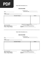 Petty Cash Request Form Template | PDF | Payments | Cash