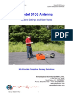 Model 5106 Antenna: System Settings and User Notes