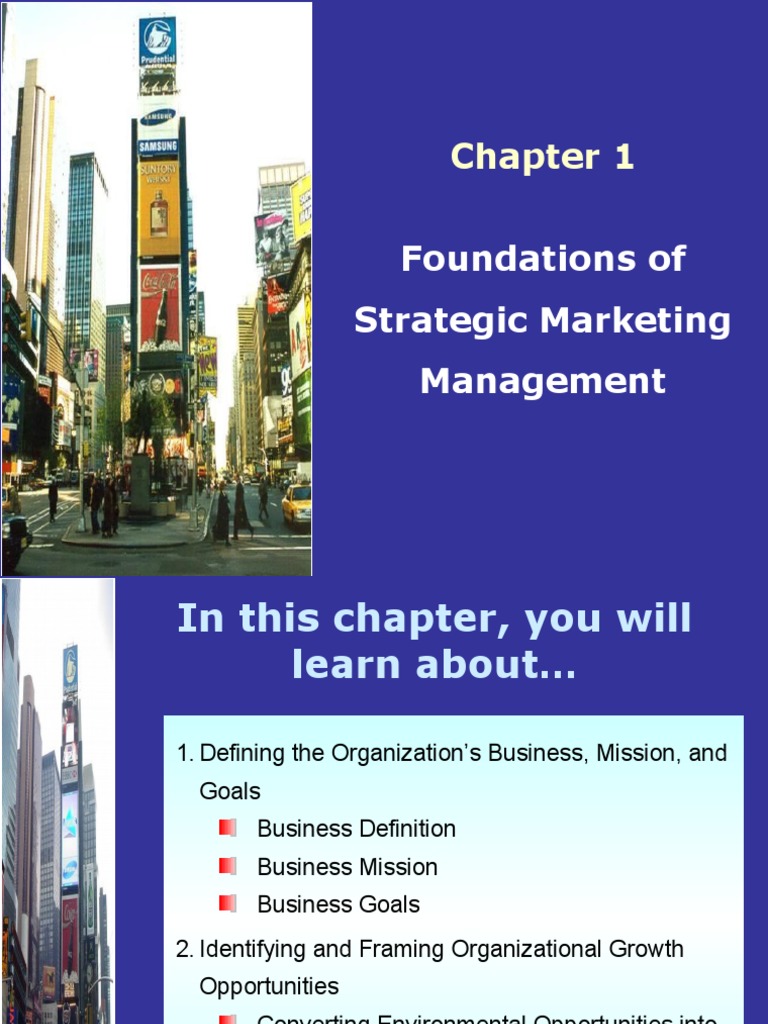 Strategic Marketing Management 1 | PDF | Strategic Management | Marketing